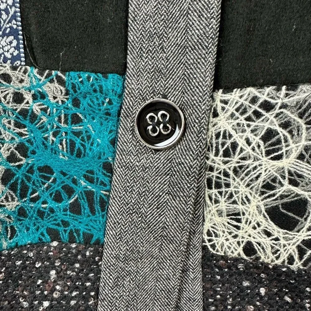 Adore patchwork‎ coat size S - Picture 6 of 11